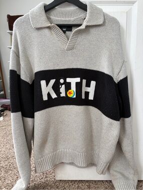 Limited Edition Kith X Pixar Nelson Rugby Sweater, Authentic, 100% Cotton